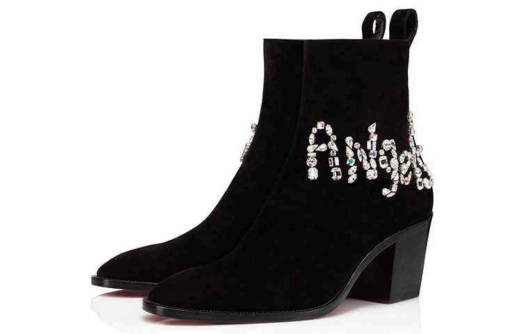 (W) Christian Louboutin Cangels Short Boot 'Black Fashion' 圖 3
