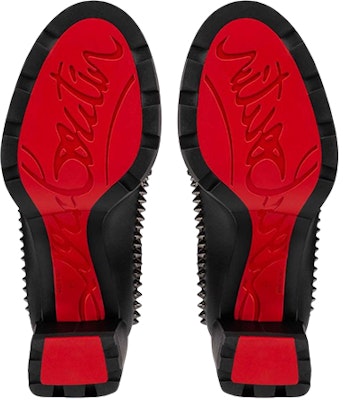 (Women) Christian Louboutin CL 10cm 'Black Round-Toe Calfskin Ankle Chelsea Boot' 3220852BK01 Purchase (Women) Christian Louboutin CL 10cm 'Black Round-Toe Calfskin Ankle Chelsea Boot' 3220852BK01