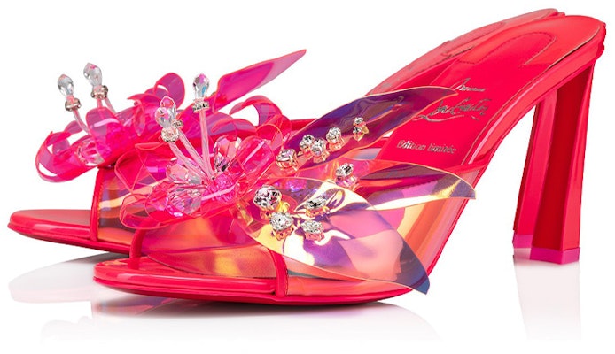 (Women) Christian Louboutin CL 8.5cm 'Alyah Pink Toe Loop Stiletto Slide' 1230902P788 Lookbook (Women) Christian Louboutin CL 8.5cm 'Alyah Pink Toe Loop Stiletto Slide' 1230902P788