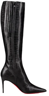 (W) Botas Altas Christian Louboutin CL Cuero Negro con Relieve de Lagarto. 3221233BK01 Order (W) Botas Altas Christian Louboutin CL Cuero Negro con Relieve de Lagarto. 3221233BK01