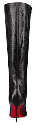 (W) Botas Altas Christian Louboutin CL Cuero Negro con Relieve de Lagarto. 3221233BK01 Shop (W) Botas Altas Christian Louboutin CL Cuero Negro con Relieve de Lagarto. 3221233BK01