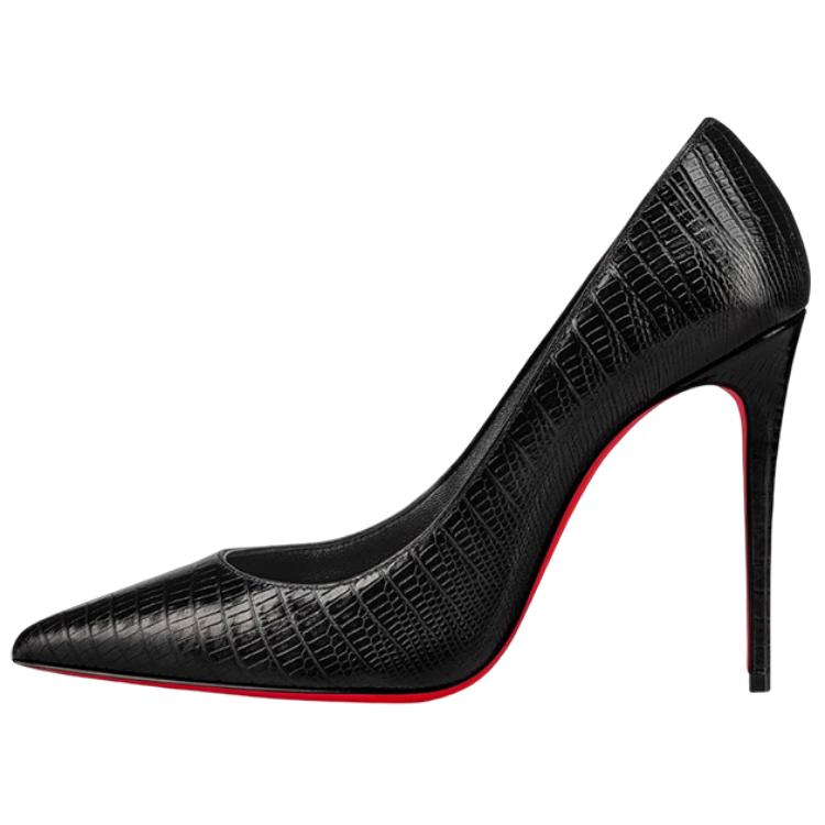 (Women) Christian Louboutin CL 'Black Patent Leather Stiletto' 3220762B439