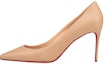 Buy (W) Christian Louboutin CL 'Tumit Kucing Kulit Paten Warna Nude' 1210665N247