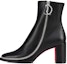Buy (W) But Louboutin CL Hitam 'But Zipper Hujung Bulat Kulit' 3230764BK01