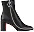 Order (W) But Louboutin CL Hitam 'But Zipper Hujung Bulat Kulit' 3230764BK01