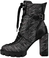 (Women) Christian Louboutin CL By Catherine x Palladium Leather Fashion Strap Ankle Boots 'Black' 3221087M918 (Women) Christian Louboutin CL By Catherine x Palladium Leather Fashion Strap Ankle Boots 'Black' 3221087M918