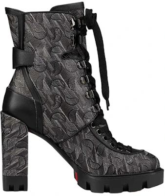 (W) Botas de Tobillo de Cuero Negro Christian Louboutin CL By Catherine x Palladium 3221087M918 Order (W) Botas de Tobillo de Cuero Negro Christian Louboutin CL By Catherine x Palladium 3221087M918