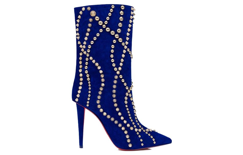 (W) Christian Louboutin CL by Laundry 'CMFT Fashion Ankle Boot 10cm Blue' 圖 2
