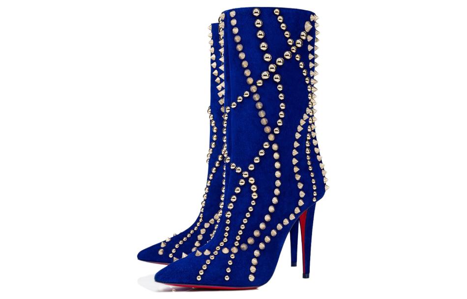 (W) Christian Louboutin CL by Laundry 'CMFT Fashion Ankle Boot 10cm Blue' 圖 3