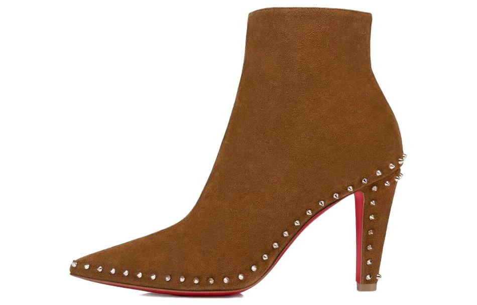 Buy (W) Bottines Christian Louboutin Vidura Comfort Zip Marron 3230648C958