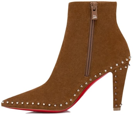 (Women) Christian Louboutin CL by Laundry 'Vidura Comfort Zip' Booties 'Brown' 3230648C958 Order (Women) Christian Louboutin CL by Laundry 'Vidura Comfort Zip' Booties 'Brown' 3230648C958