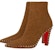 (W) Christian Louboutin CL by Laundry 'Vidura Comfort Zip' But Kasut Tumit 'Coklat' 3230648C958