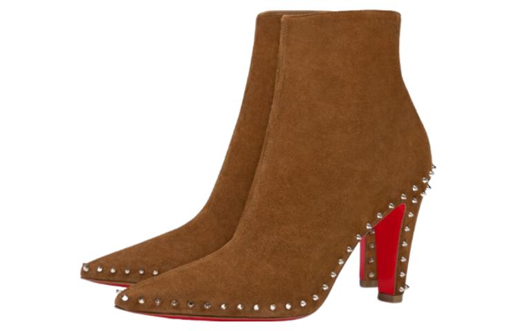 Lookbook (W) Bottines Christian Louboutin Vidura Comfort Zip Marron 3230648C958
