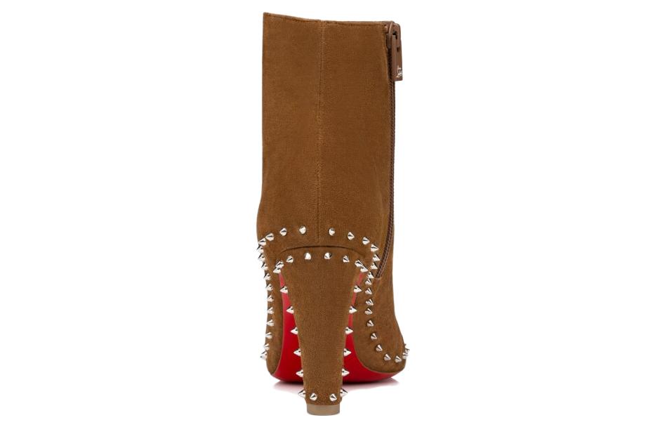 Shop (W) Bottines Christian Louboutin Vidura Comfort Zip Marron 3230648C958