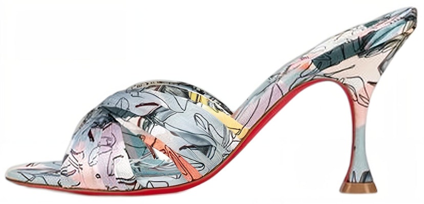 (Women) Christian Louboutin CL by Laundry Open Toe Slide 'Fashion Grey' 1231163J646 Buy (Women) Christian Louboutin CL by Laundry Open Toe Slide 'Fashion Grey' 1231163J646