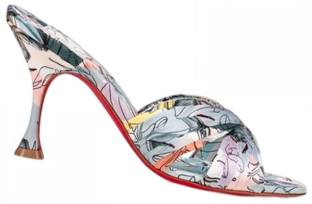 (Women) Christian Louboutin CL by Laundry Open Toe Slide 'Fashion Grey' 1231163J646 Order (Women) Christian Louboutin CL by Laundry Open Toe Slide 'Fashion Grey' 1231163J646