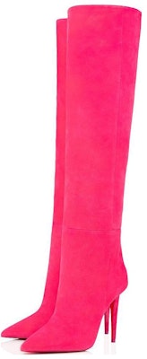 (W) Botas Altas de Tacón Aguja Punta Fina Christian Louboutin CL Velvet 'Rosa'. 3220895P730 Order (W) Botas Altas de Tacón Aguja Punta Fina Christian Louboutin CL Velvet 'Rosa'. 3220895P730