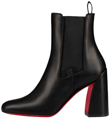 (W) 克里斯提安·鲁布托CL切尔西靴“黑色小牛皮标志” 1230042BK01 Buy (W) 克里斯提安·鲁布托CL切尔西靴“黑色小牛皮标志” 1230042BK01