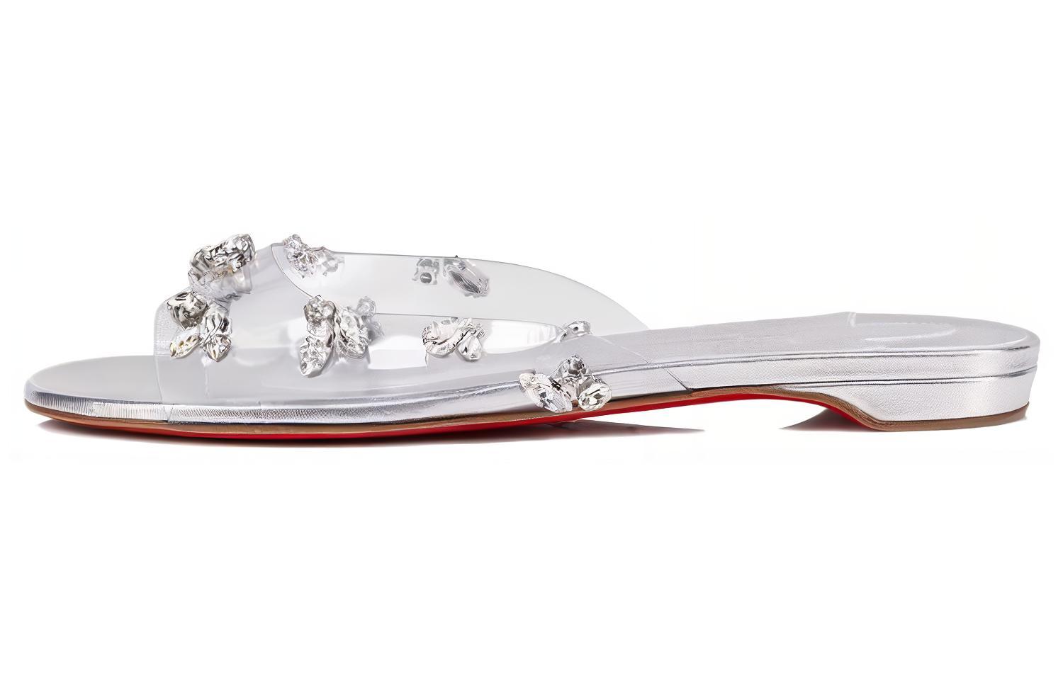 Buy (Women) Christian Louboutin CL Degraqueenie 'Silver' 3230301S339