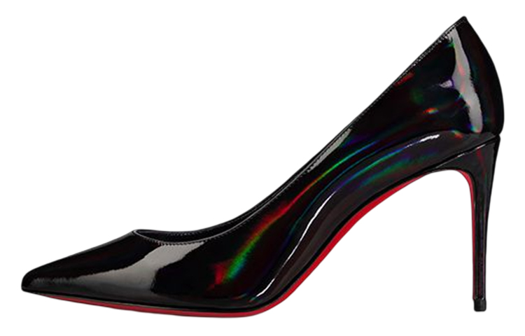 (Women) Christian Louboutin CL Kate Stiletto Heels 'Black Patent' 3210041B439
