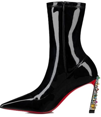 (Women) Christian Louboutin CL Leather Pointed-Toe Stiletto Ankle Boots 8.5cm 'Black' 3231130J277 Buy (Women) Christian Louboutin CL Leather Pointed-Toe Stiletto Ankle Boots 8.5cm 'Black' 3231130J277