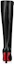 Shop (W) Christian Louboutin CL Leder Stiletto Spitze Kniehohe Stiefel ''Schwarz'' 1230624BK01