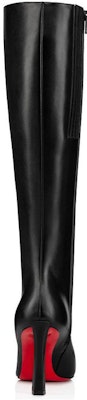(Women) Christian Louboutin CL Leather Pointed-Toe Stiletto Knee-High Boots 'Black' 1230624BK01 Shop (Women) Christian Louboutin CL Leather Pointed-Toe Stiletto Knee-High Boots 'Black' 1230624BK01