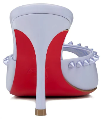 (W) Christian Louboutin CL Kulit Stiletto Peep-Toe Slide 'Light Blue Studs' 1231121L277 Lookbook (W) Christian Louboutin CL Kulit Stiletto Peep-Toe Slide 'Light Blue Studs' 1231121L277