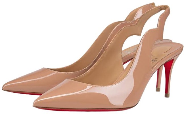 CL路鉑廷 漆皮 舒適百搭 細跟 高筒鞋 7cm 女款 裸色 Lookbook CL路鉑廷 漆皮 舒適百搭 細跟 高筒鞋 7cm 女款 裸色