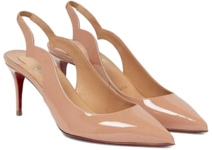 CL路鉑廷 漆皮 舒適百搭 細跟 高筒鞋 7cm 女款 裸色 Shop CL路鉑廷 漆皮 舒適百搭 細跟 高筒鞋 7cm 女款 裸色