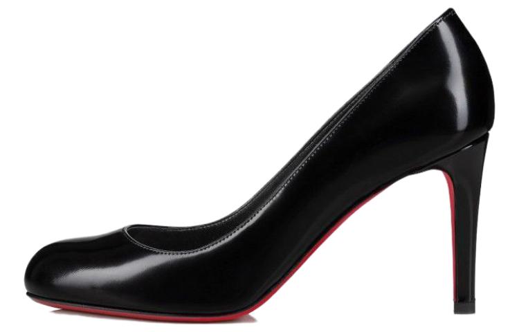 (Women) Christian Louboutin CL Patin Pumppie 'Black Pointed Toe Stiletto' 3230631B439