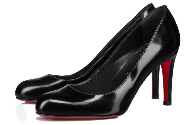 (W) Christian Louboutin CL Patin Pumppie 'Black Pointed Toe Stiletto' 圖 3