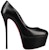 (W) Christian Louboutin Kasut Tumit Tinggi 16cm Kulit Platin 'Hitam' जीอนών उठाよ. 3221111BK01