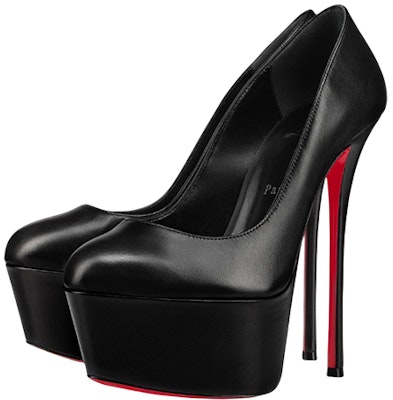 (Women) Christian Louboutin CL Platin Leather Slip-On Pointed Toe Stiletto High Heels 16cm 'Black' 3221111BK01 Lookbook (Women) Christian Louboutin CL Platin Leather Slip-On Pointed Toe Stiletto High Heels 16cm 'Black' 3221111BK01