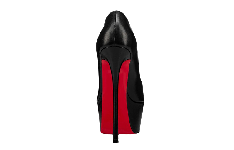 Shop (W) Christian Louboutin CL Platin Leren Puntige Stiletto Hoge Hakken 16cm ''Zwart'' 3221111BK01