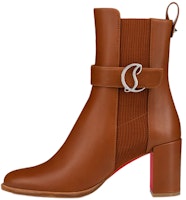 (Women) Christian Louboutin CL Platina Calfskin Chelsea Boot 'Deep Brown' 3221105BG71 (Women) Christian Louboutin CL Platina Calfskin Chelsea Boot 'Deep Brown' 3221105BG71