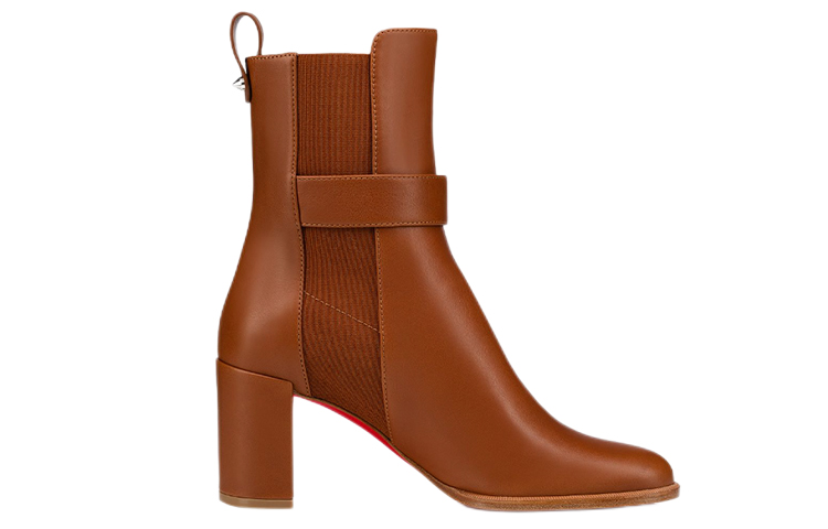 Order (Women) Christian Louboutin CL Platina Calfskin Chelsea Boot 'Deep Brown' 3221105BG71
