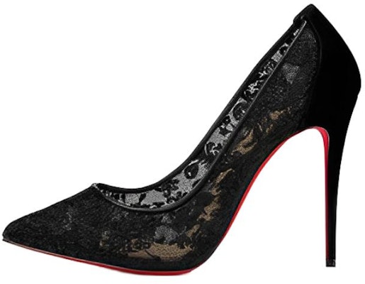 (W) Christian Louboutin CL Platine Fabric Stiletto Tumit Tinggi 10cm 'Hitam' 'Elegan Ringkas' 1200666CM47 Buy (W) Christian Louboutin CL Platine Fabric Stiletto Tumit Tinggi 10cm 'Hitam' 'Elegan Ringkas' 1200666CM47