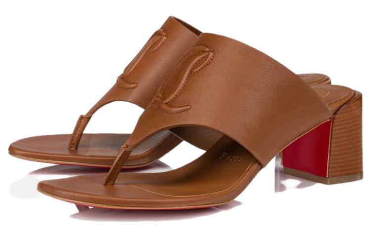 (W) Christian Louboutin CL Tongamule 'Brown' 圖 3