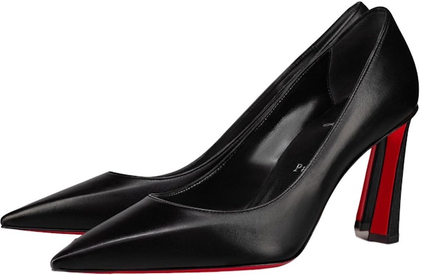 (Women) Christian Louboutin CL Platine Leather Black 'Versatile Comfort Stiletto' 1230134B439 Lookbook (Women) Christian Louboutin CL Platine Leather Black 'Versatile Comfort Stiletto' 1230134B439