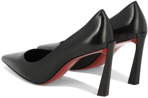 (Women) Christian Louboutin CL Platine Leather Black 'Versatile Comfort Stiletto' 1230134B439 Purchase (Women) Christian Louboutin CL Platine Leather Black 'Versatile Comfort Stiletto' 1230134B439
