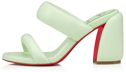 (W) 克里斯提·鲁布托Platine绿皮凉鞋8.5厘米'简约优雅' 1230780E573 Buy (W) 克里斯提·鲁布托Platine绿皮凉鞋8.5厘米'简约优雅' 1230780E573