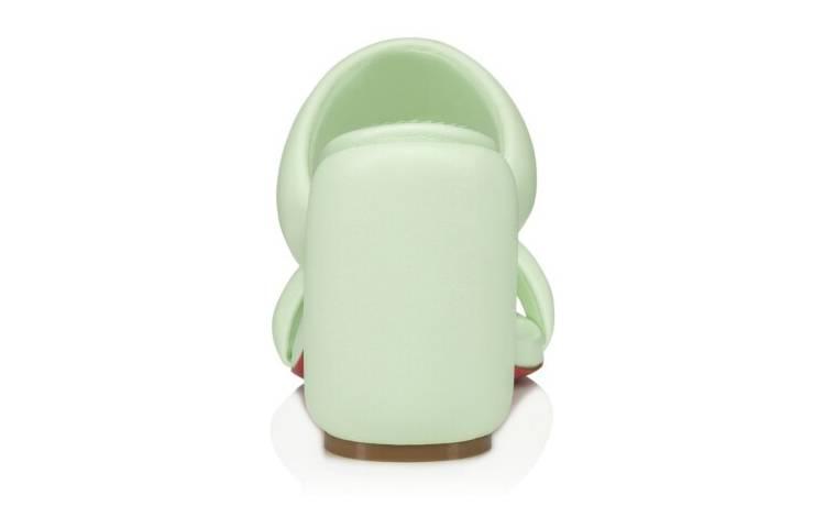 Lookbook (W) Sandal Kulit Platine 8.5cm Christian Louboutin 'Hijau' 'Simple Elegance' 1230780E573