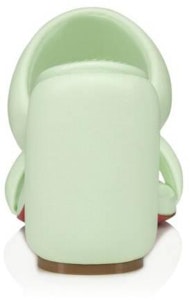 (W) 克里斯提·鲁布托Platine绿皮凉鞋8.5厘米'简约优雅' 1230780E573 Lookbook (W) 克里斯提·鲁布托Platine绿皮凉鞋8.5厘米'简约优雅' 1230780E573