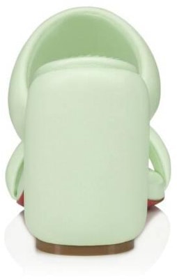 (Women) Christian Louboutin CL Platine Leather Sandal 8.5cm 'Green' 'Simple Elegance' 1230780E573 Lookbook (Women) Christian Louboutin CL Platine Leather Sandal 8.5cm 'Green' 'Simple Elegance' 1230780E573