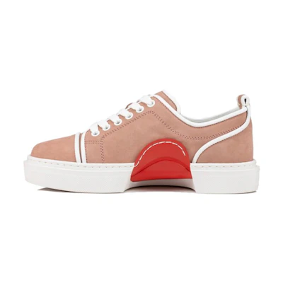 (W) Christian Louboutin CL Platine Low-Top Skate 'Brown CMFT'