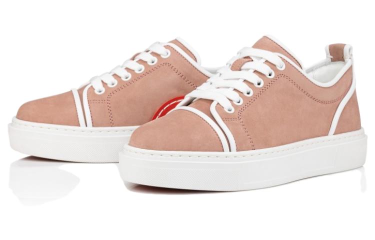 Lookbook (W) Christian Louboutin CL Platine Low-Top Skate 'Brown Comfort' Zapatillas Marrones 3230384P812