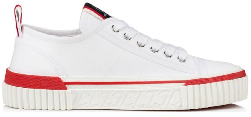 (W) Christian Louboutin CL Platine Pedro Junior Canvas Low Top 'Blanco Comfort' 3230469WH01 Order (W) Christian Louboutin CL Platine Pedro Junior Canvas Low Top 'Blanco Comfort' 3230469WH01
