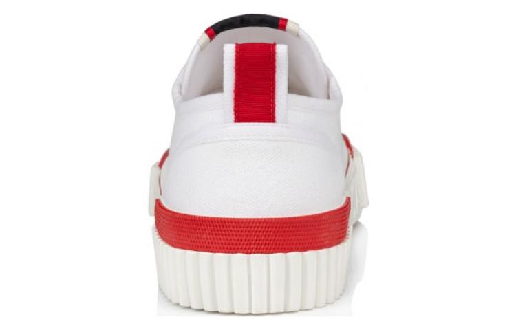 Purchase (W) Christian Louboutin CL Platine Pedro Junior Canvas Low Top ''Weiß Komfort'' 3230469WH01