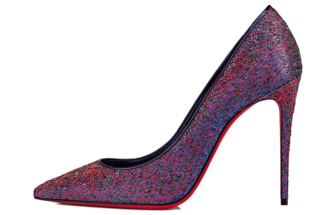 (Women) Christian Louboutin CL Platine Pointy Toe Stiletto 'Purple' 1230023T816